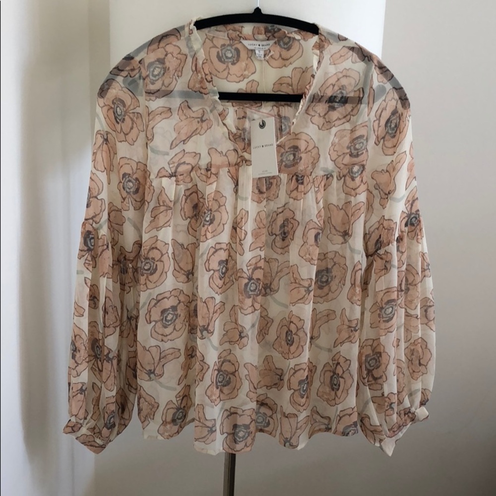 Sheer blouse
